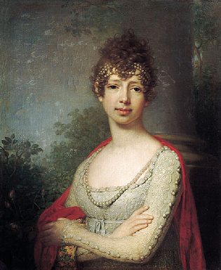 Marie Pavlovna de Russie - Portrait par Vladimir Borovikovsky